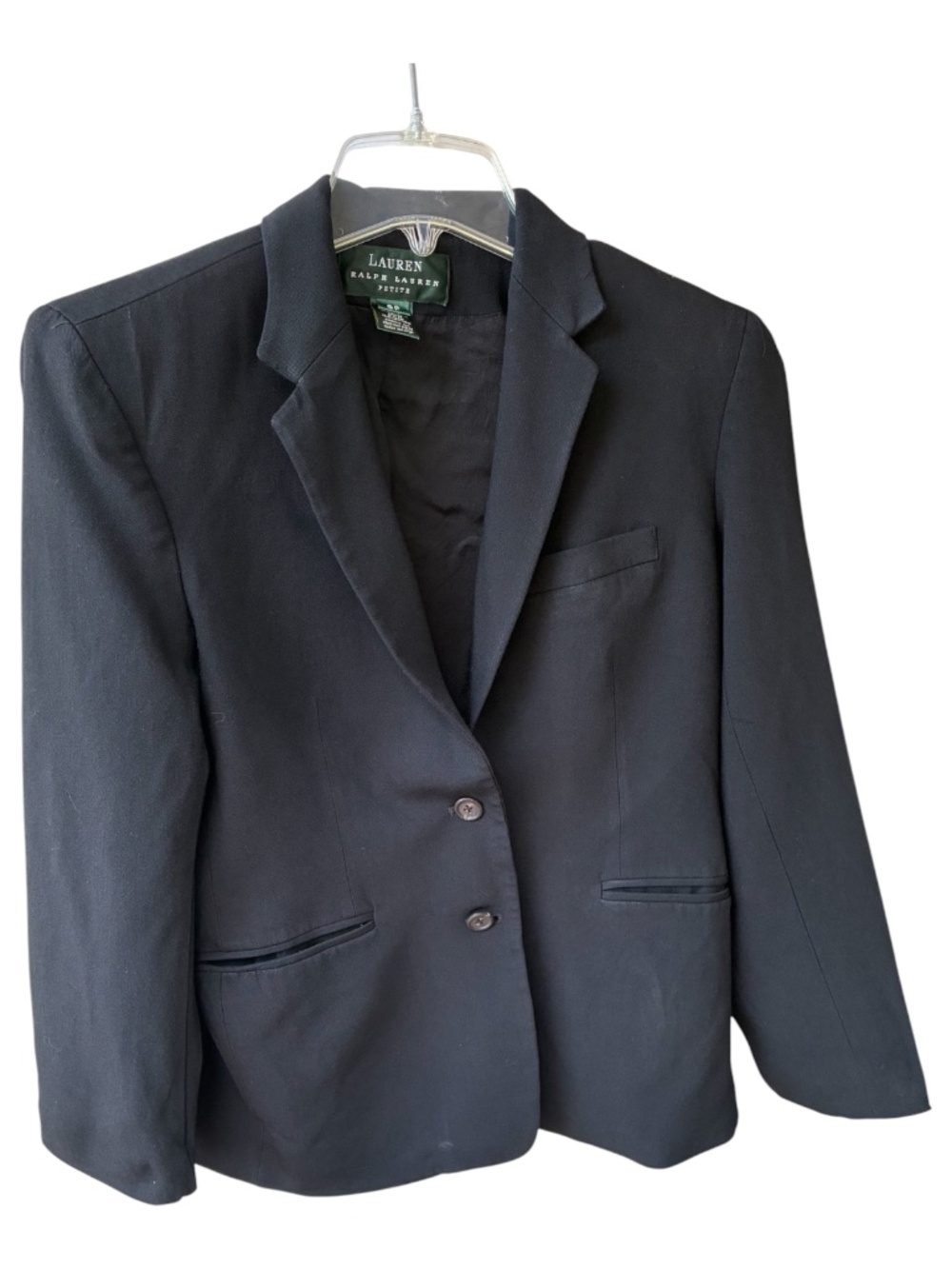 Lauren Ralph Lauren Black Blazer-Size 8 Petite